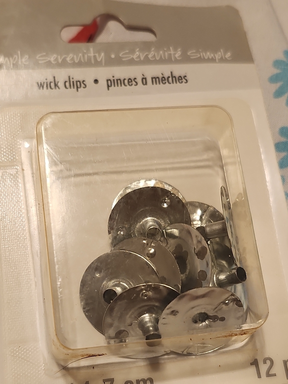 Serenity Silver Wick Clips - Candle Making Accessory